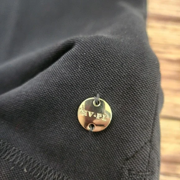 HV Society Womens XS Polo Shirt Blue Embroidered Equestrian Caylee Preppy Riding - Picture 6 of 11